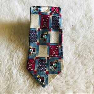 Mickey Unlimited Disney Vintage Golfing Necktie